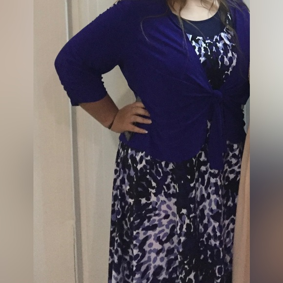 Macy's Dresses Purple Sun Dress With Jacket Poshmark